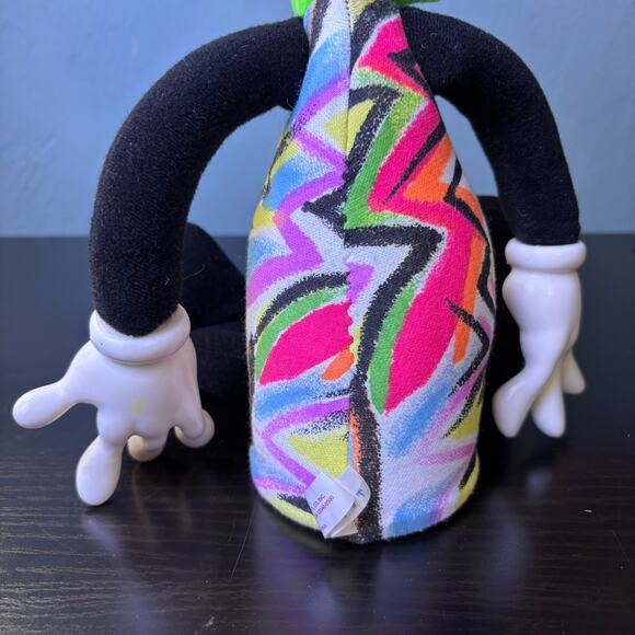 Vintage 1994 Ertl Jibba Jabber noise maker Toy Colorful 90s 15" Plush Silly Kids - Picture 14 of 16